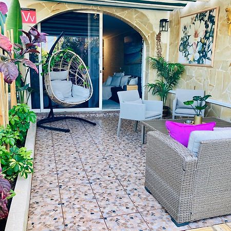 Beachfront Private Apartment In Pueblo Torviscas Sunset Harbour 阿德耶 外观 照片