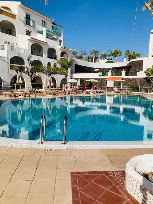 Beachfront Private Apartment In Pueblo Torviscas Sunset Harbour 阿德耶 外观 照片