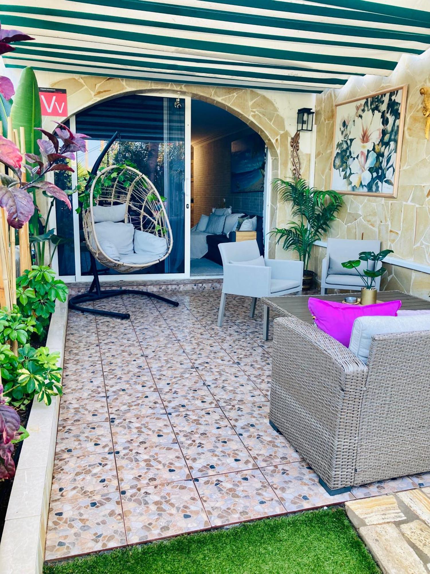 Beachfront Private Apartment In Pueblo Torviscas Sunset Harbour 阿德耶 外观 照片